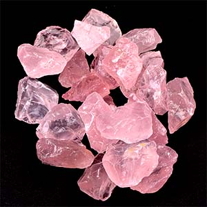 粉水晶原石